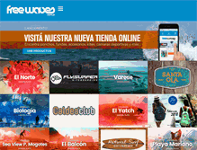 Tablet Screenshot of freewaves.com.ar